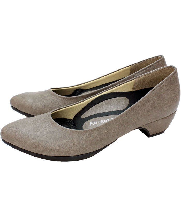 リゲッタ Re:getA Re：getA リゲッタ Re：getA リゲッタ  リゲッタ ポインテッドトゥ パンプス RMP001 GRY （GRY） GRY