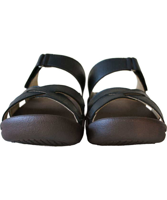 リゲッタ Re:getA リゲッタ Re:getA メンズ クロスベルト グミインソール サンダル Rー226M 日本製  R226M BLK （BLK BLK） BLK BLK