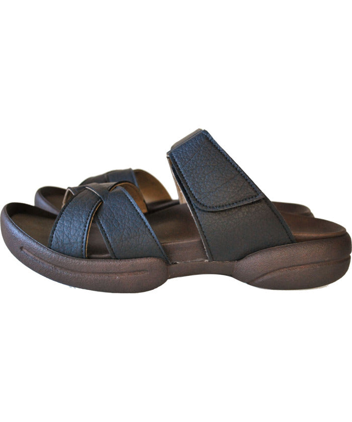 リゲッタ Re:getA リゲッタ Re:getA メンズ クロスベルト グミインソール サンダル Rー226M 日本製  R226M BLK （BLK BLK） BLK BLK