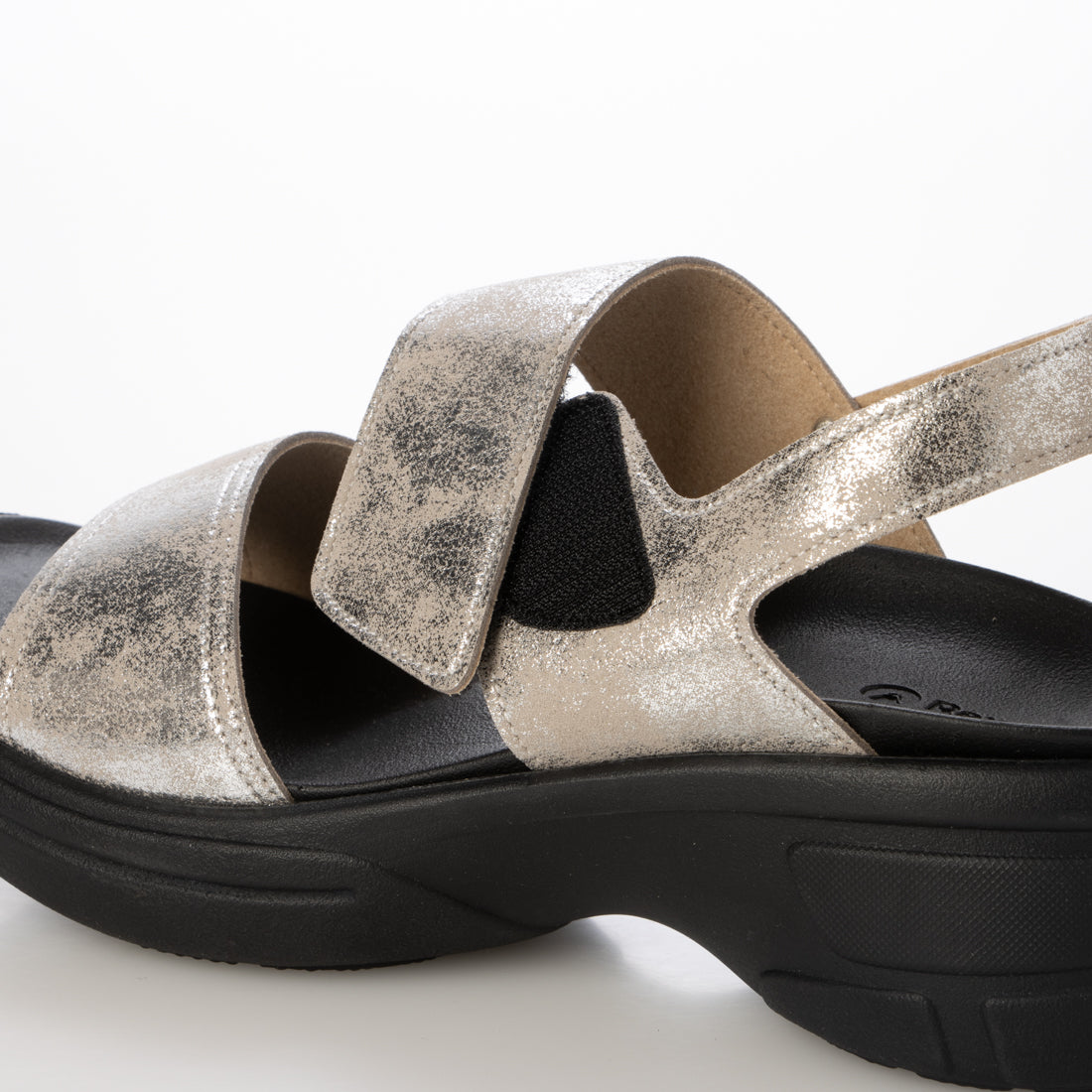 リゲッタ Re:getA 2本ベルトストラップサンダル RE-552 （シルバー） シルバー