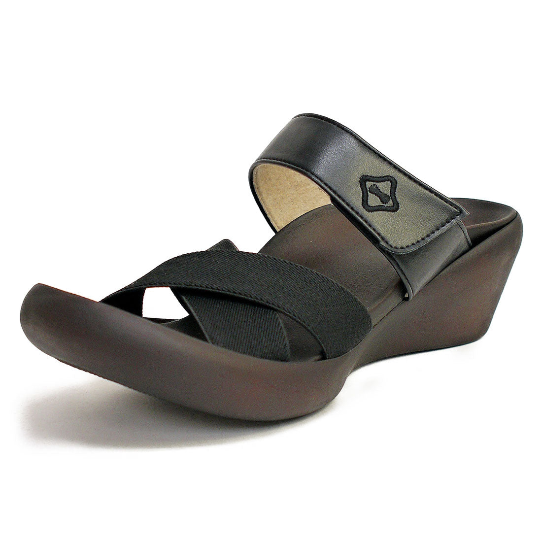 リゲッタ Re:getA リゲッタ カヌー サンダル レディース 厚底 日本製 ミュール ストレッチ （ブラック） ブラック