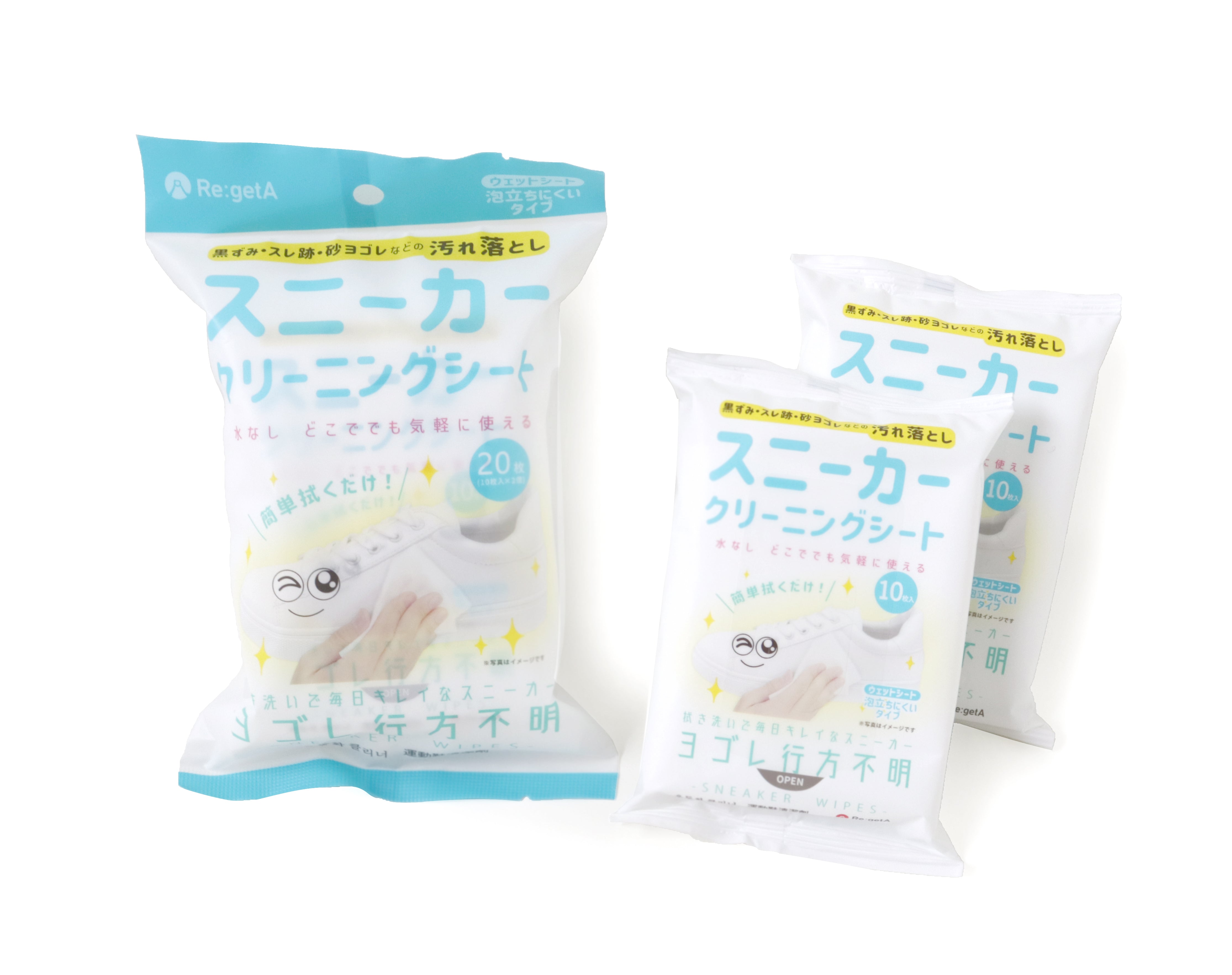 リゲッタ Re:getA スニーカークリーニングシート ヨゴレ行方不明【返品不可商品】 （無色） 無色