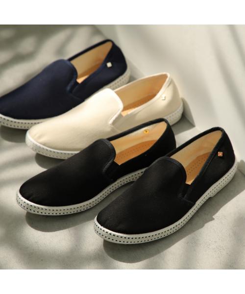RIVIERAS スリッポン CLASSIC 10° TOILE CANVAS RIV10 （1002/BEIGE-アイボリー） 1002/BEIGE-アイボリー