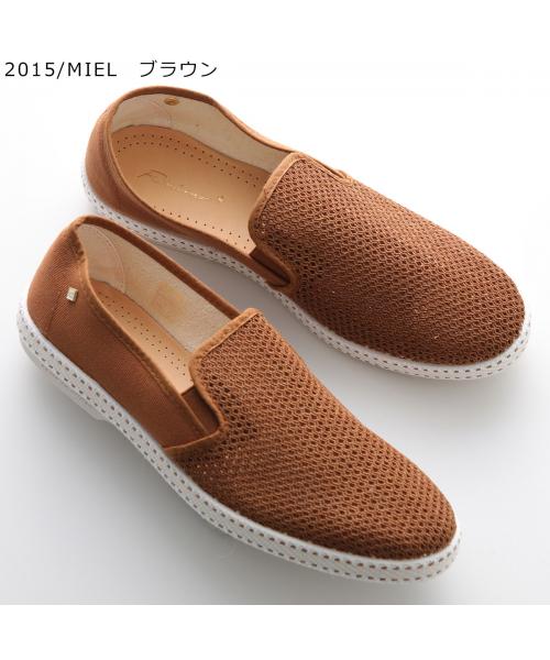 RIVIERAS スリッポン CLASSIC 20° TOILE & FILET CANVAS＆MESH （2002/BEIGE-アイボリー） 2002/BEIGE-アイボリー