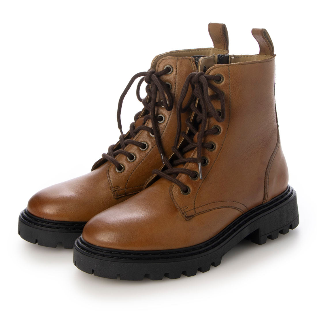 Robin Rose KLONDIKE Genuine leather thick sole lace-up short boots BR