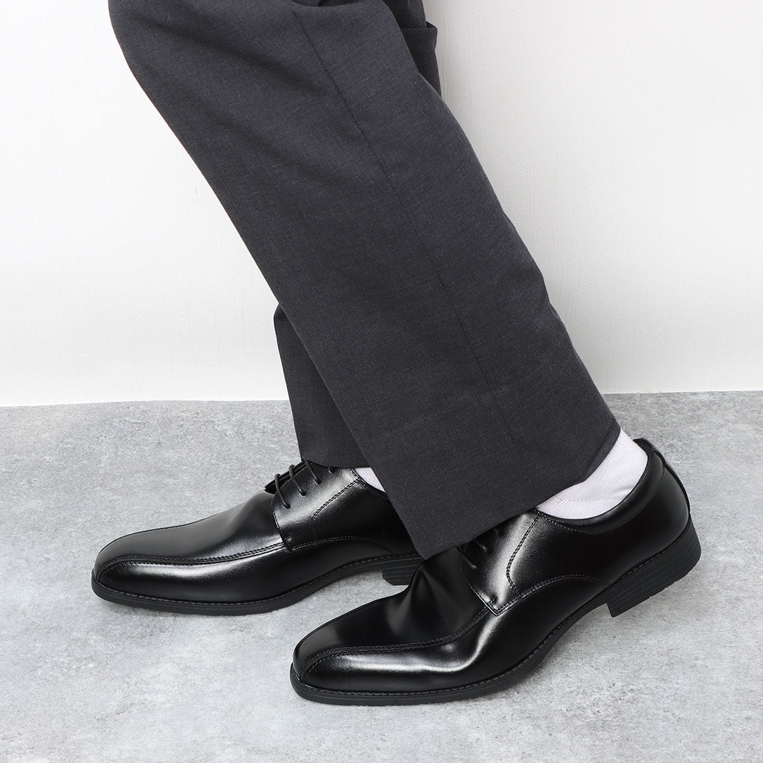 アールスイフト R.swift メンズビジネスシューズ （BLACK） BLACK
