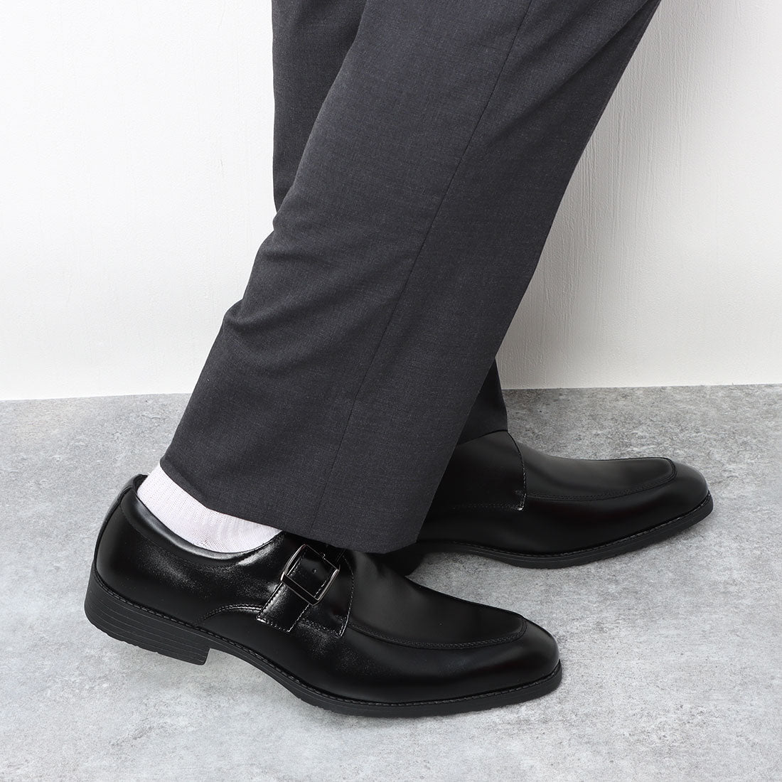 アールスイフト R.swift メンズビジネスシューズ （BLACK） BLACK