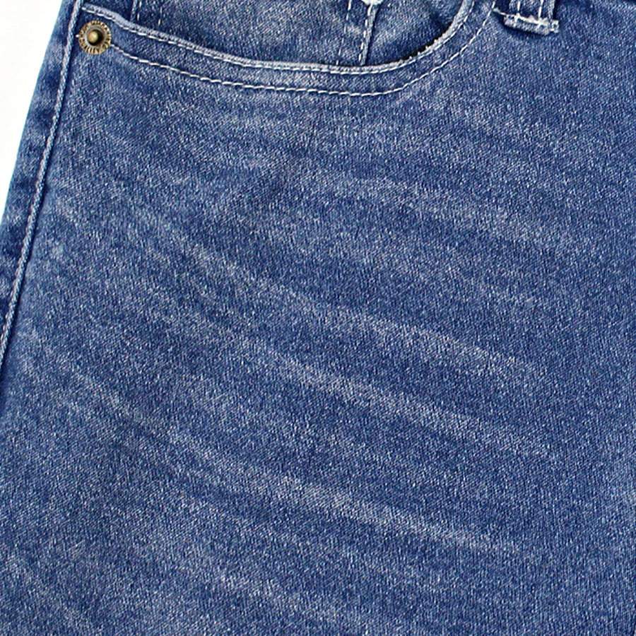 リフ Riff 【定番ストレッチスキニー】ハイウエストデニムスキニーパンツ デニム ロングパンツ ジーンズ Gパン ズボン ボトム 美脚 美尻 （ブルー） ブルー