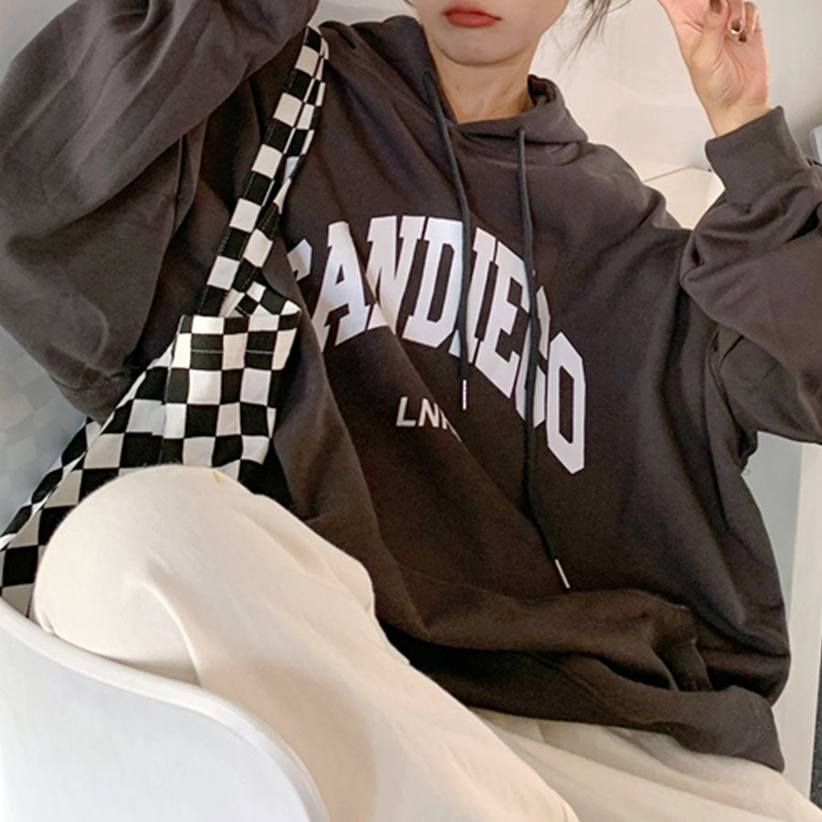 リフ Riff ロゴBIGパーカー オーバーサイズ ビッグサイズ 大きいサイズ ゆったり トレーナー フーディー スウェット スエット トップス 長袖 無地 （ダークグレー） ダークグレー