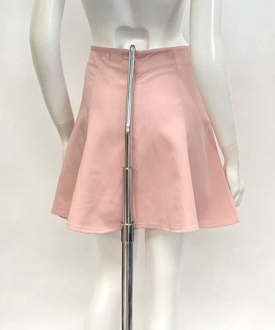 リフ Riff ふわりと広がるフレアデザイン ミニフレアスカート インナーパンツ付き インナーパンツ付 ショート丈スカート ハイウエスト ボトム ボトムス 無地