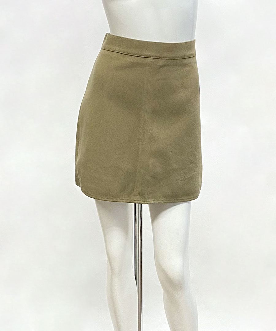Riff Mini Skirt with Inner Pants Short Length Skirt A-Line Skirt Bottom Plain
