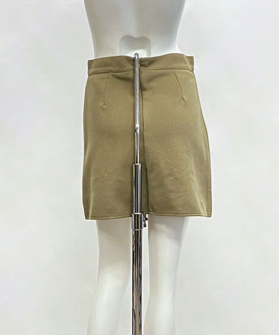 Riff Mini Skirt with Inner Pants Short Length Skirt A-Line Skirt Bottom Plain