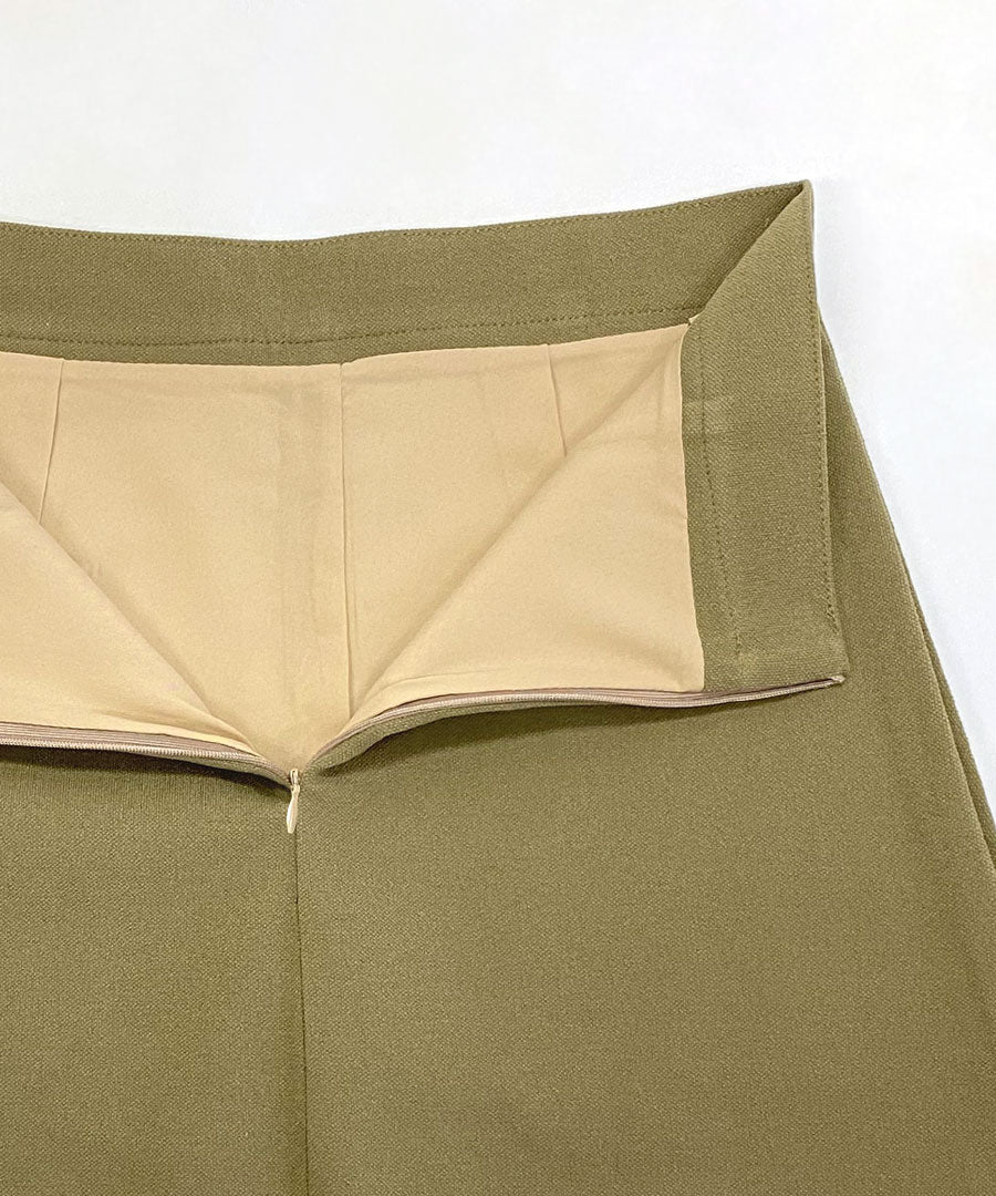 Riff Mini Skirt with Inner Pants Short Length Skirt A-Line Skirt Bottom Plain