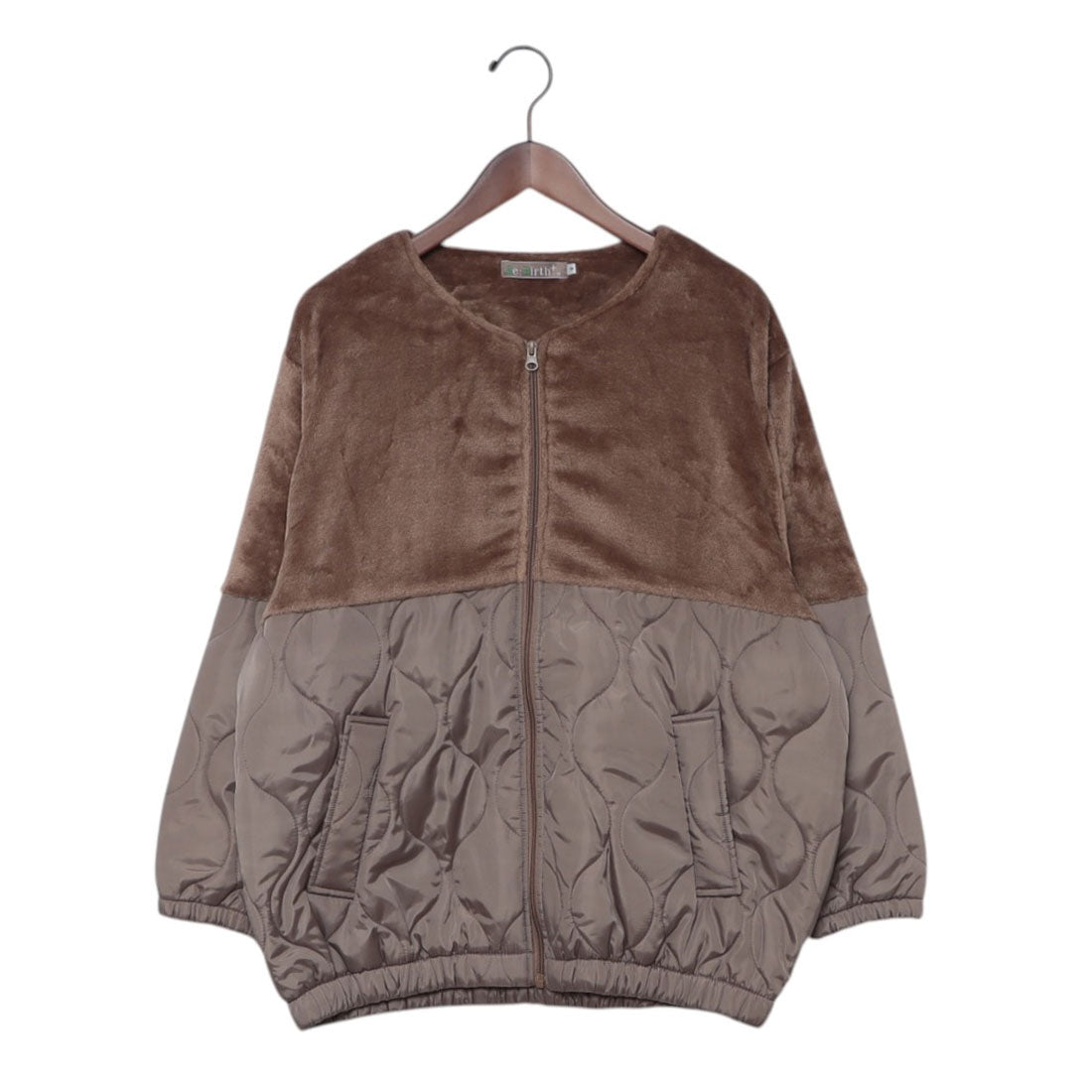 リバース プラス Re:Birth＋ エッグフォルムなドッキングブルゾン （モカベージュ） モカベージュ