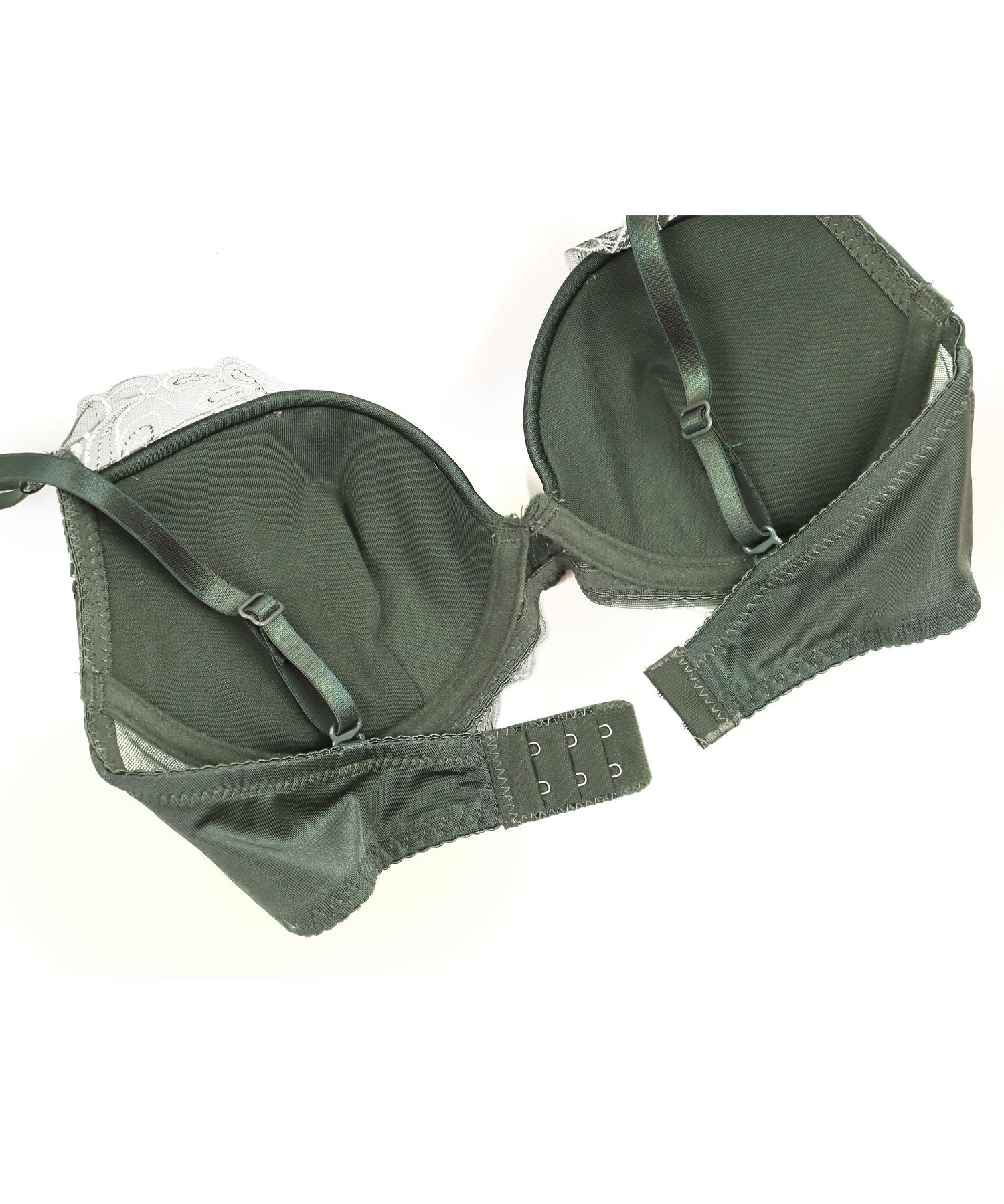 レティカ Retica 下着セット レディース セットアップエンブロイダリー レース 刺繍 ワイヤー ブラジャー ショーツ ランジェリー【返品不可商品】 （エバーグリーン） エバーグリーン