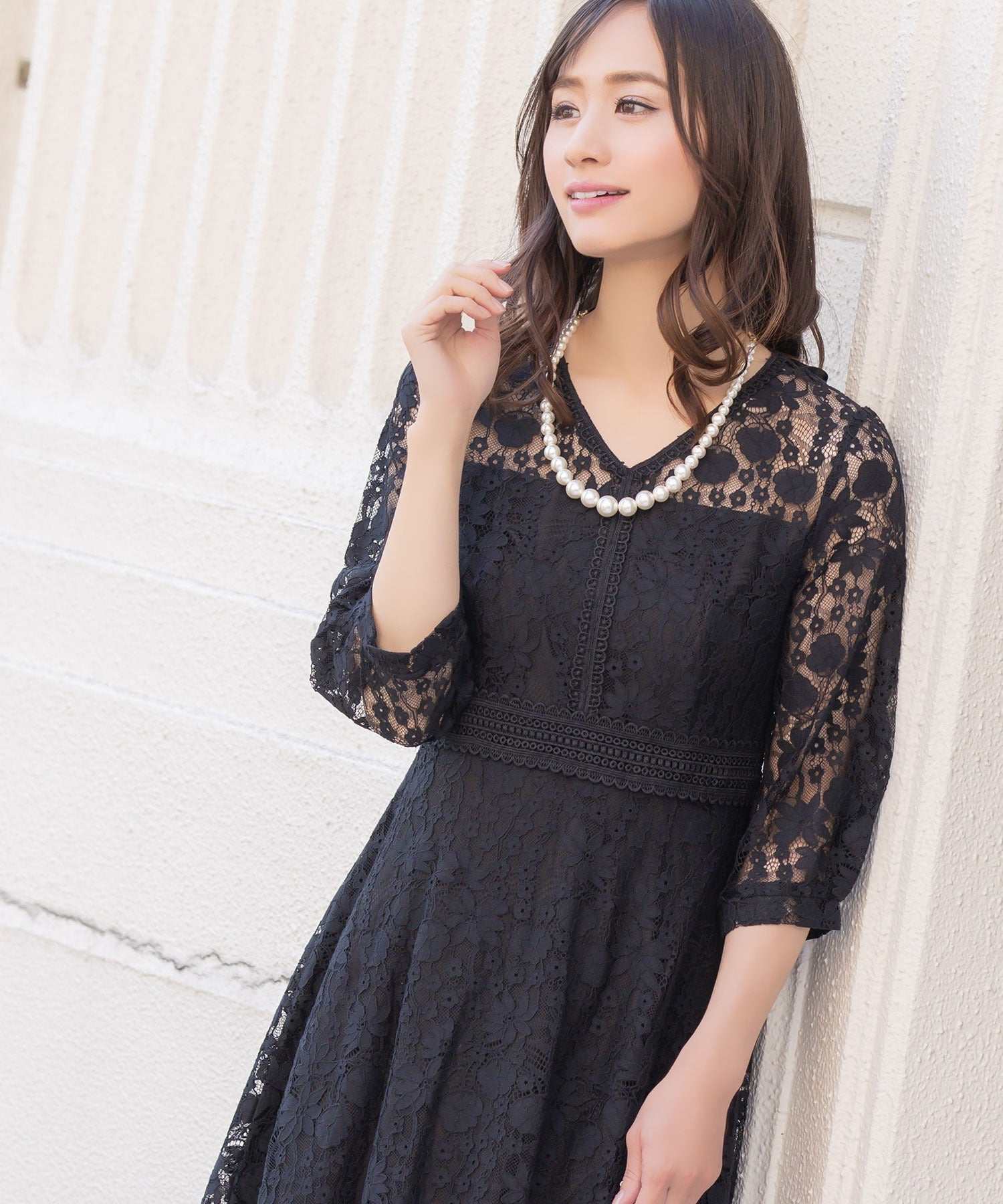 Retica All-lace Flared Midi Dress Plus Size