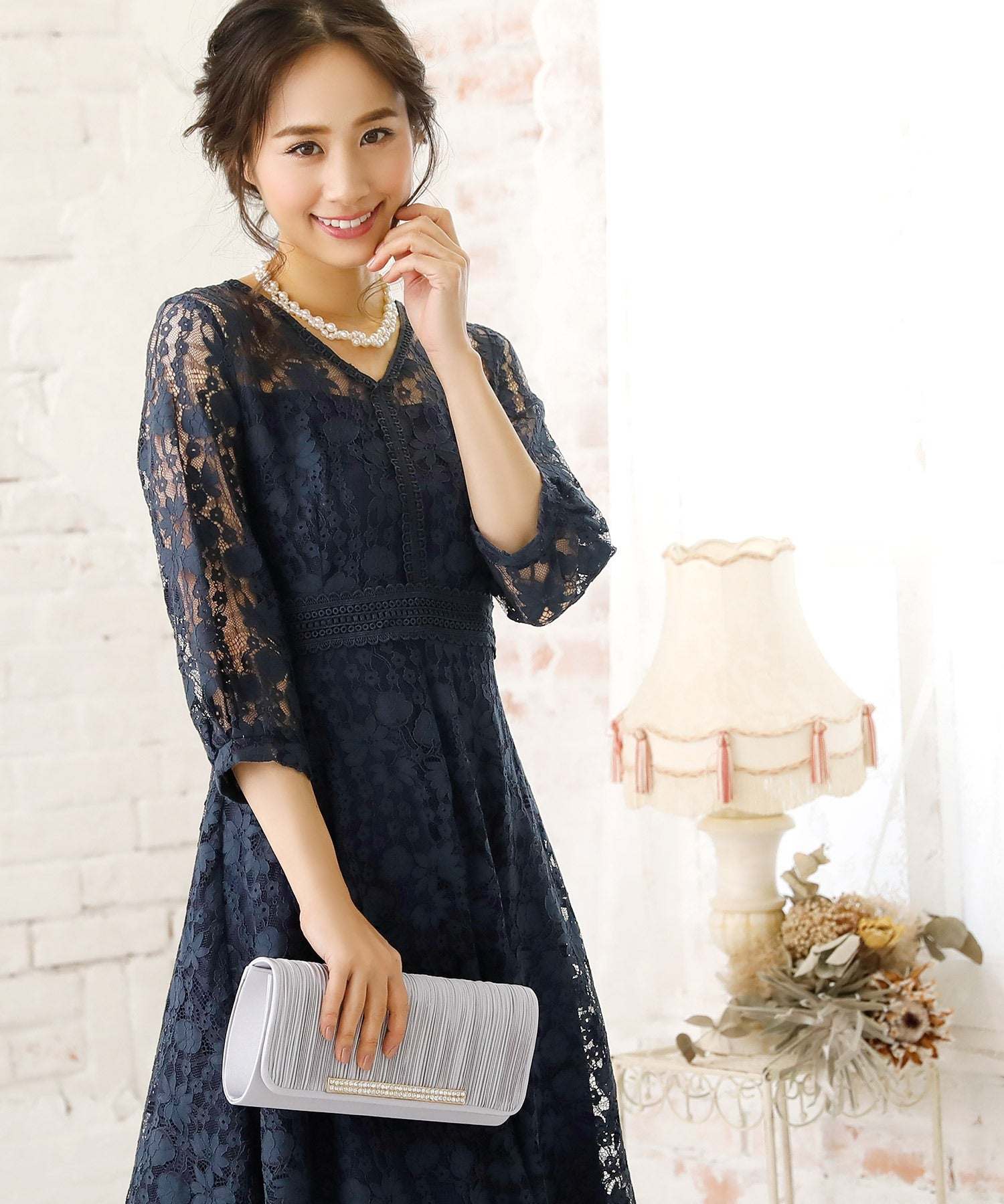Retica All-lace Flared Midi Dress Plus Size