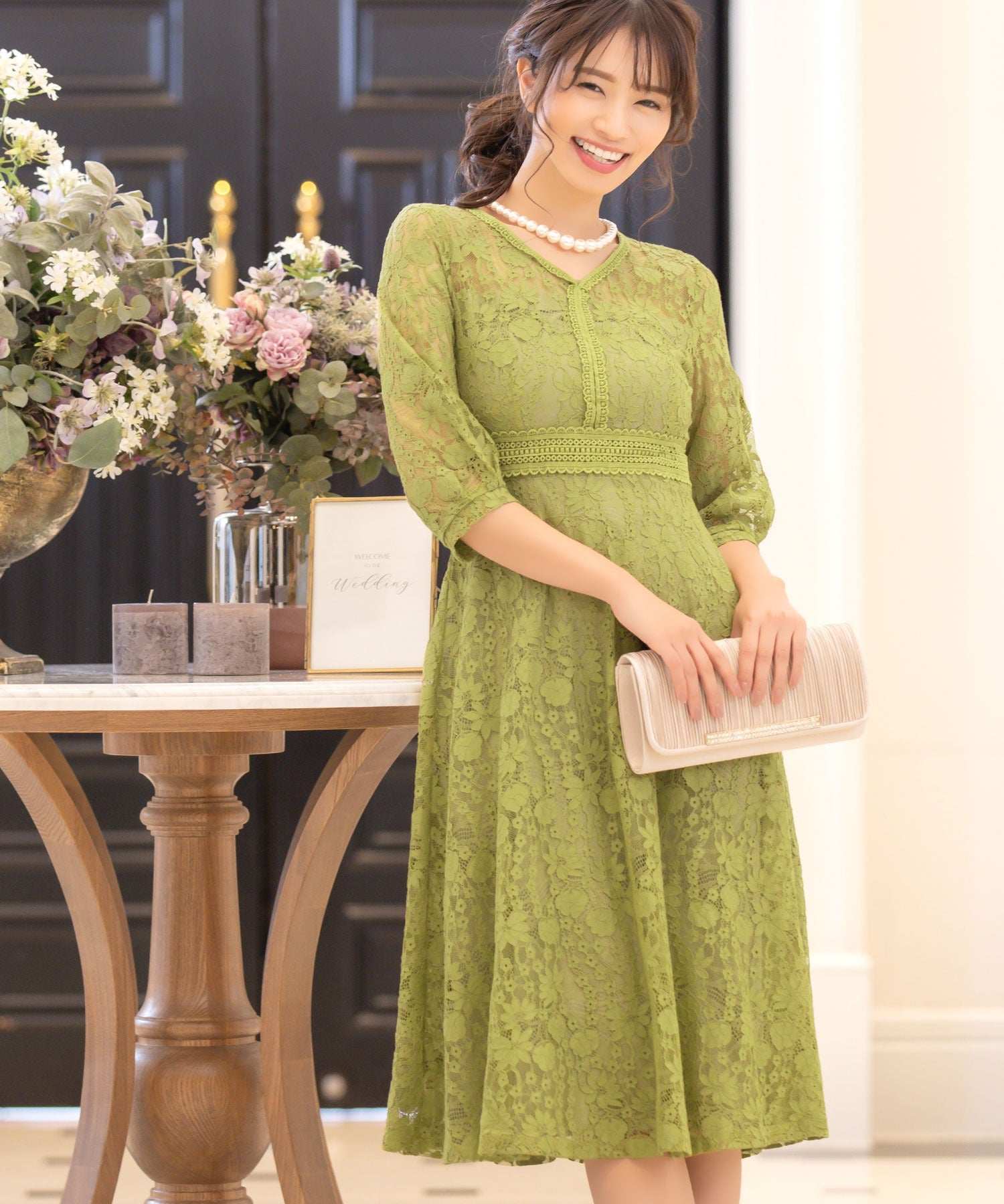 Retica All-lace Flared Midi Dress Plus Size