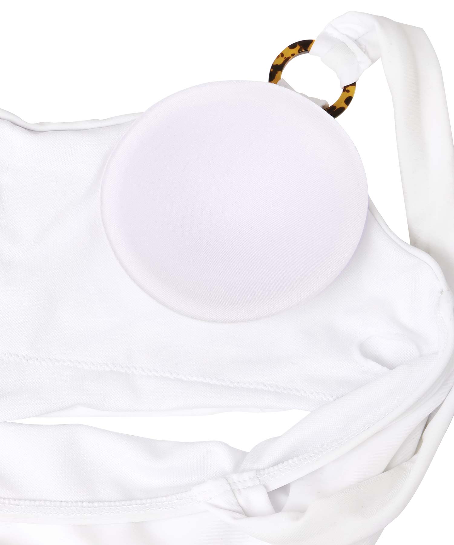 レティカ Retica ウエストリング付きカットアウトワンカラーモノキニビキニ 水着【返品不可商品】