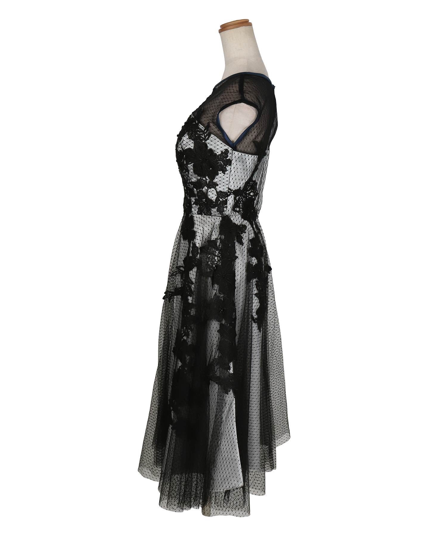 plus size sheer embroidered dress Mac Duggal 68531