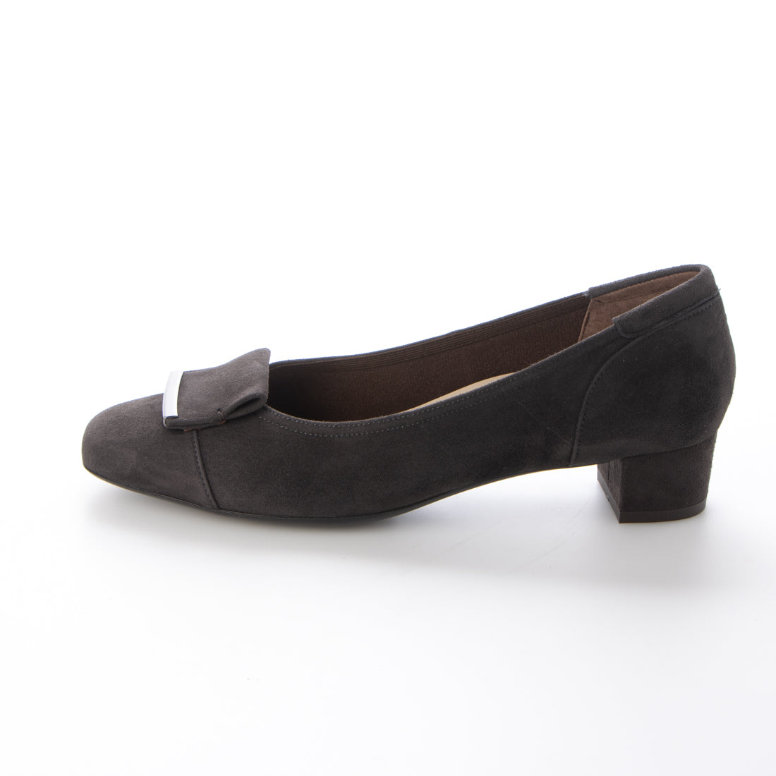 リズ ラフィーネ Riz raffinee 【3E】ローヒールスクエアパンプス