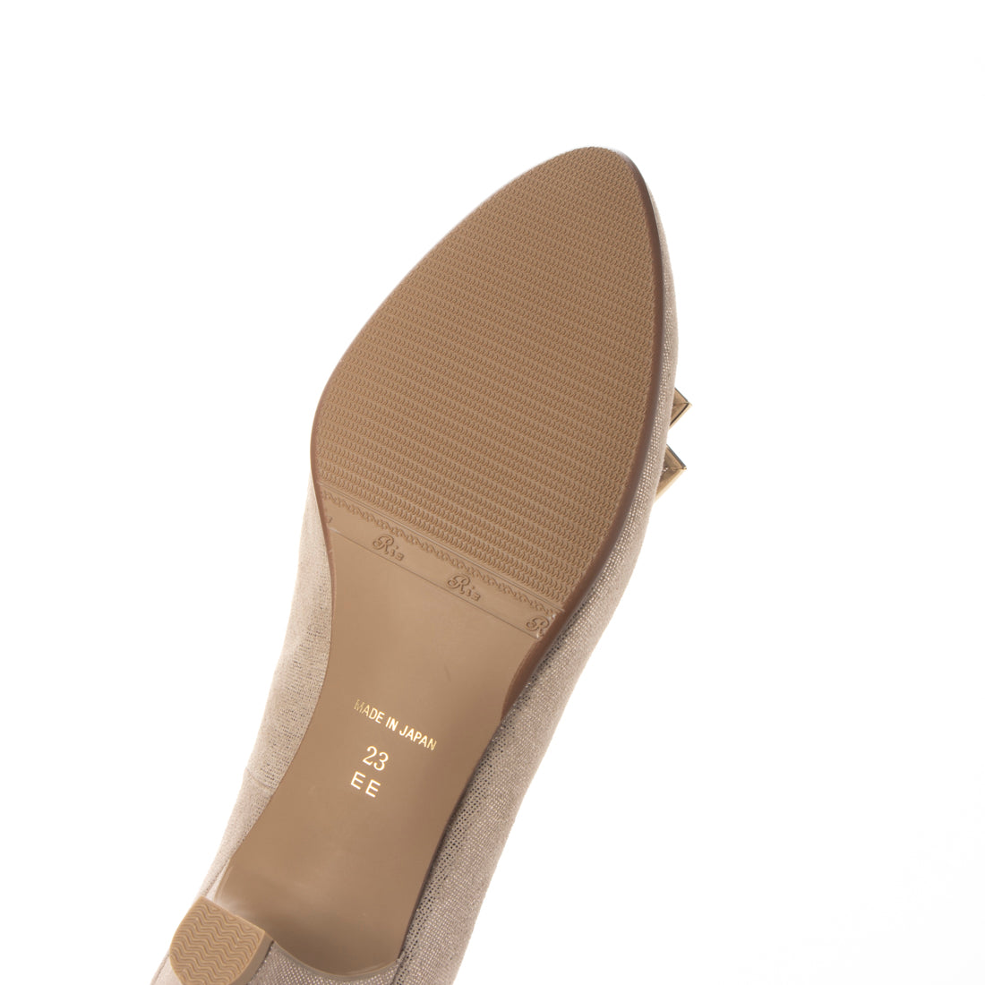 リズ ラフィーネ Riz raffinee リボンモチーフラウンドトゥパンプス