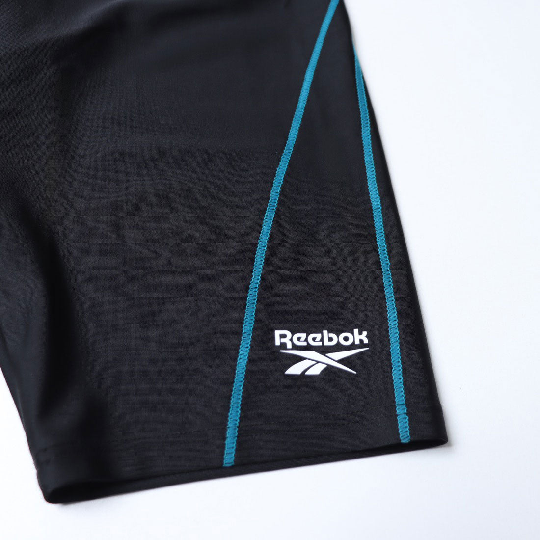 Reebok Swimwear  MENSスパッツ【返品不可商品】 （ブラック×ターコイズ） ブラック/ターコイズ