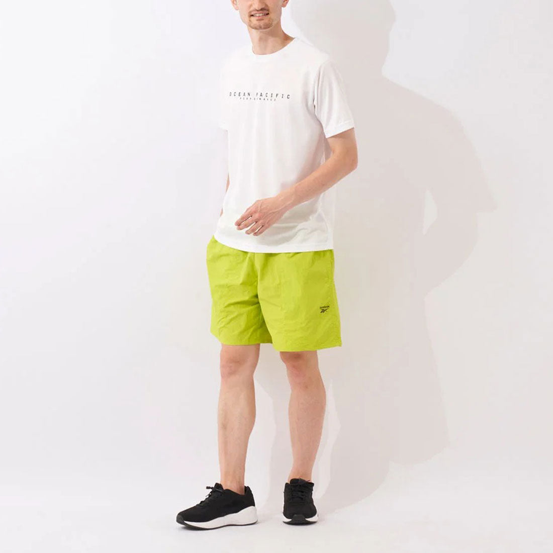 Reebok Swimwear  ナイロングロブランショーツ （ライム） ライム