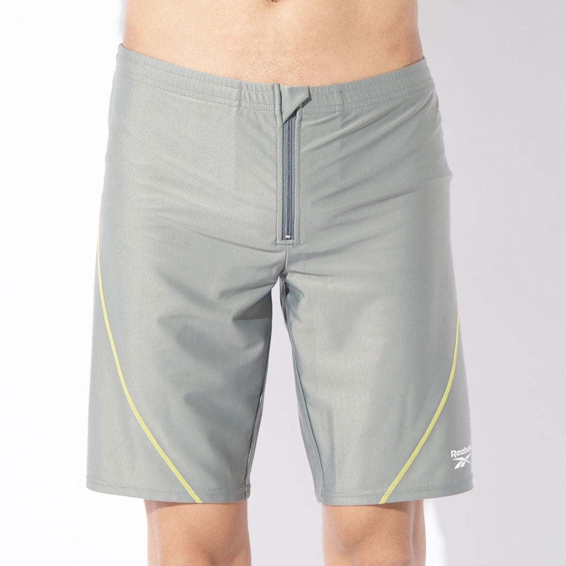 Reebok Swimwear フロントジップルーズスパッツ （グレー） グレー