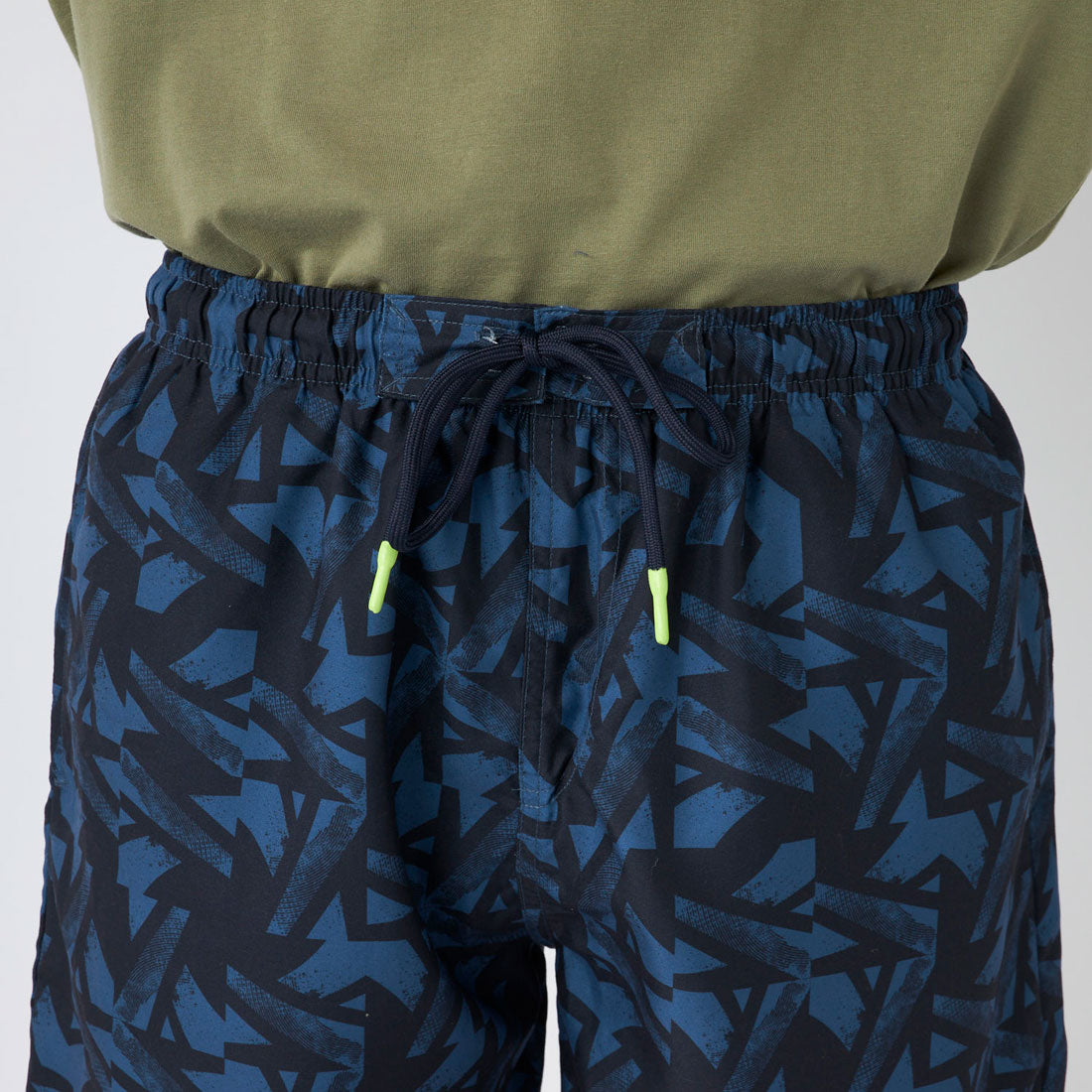 Reebok Swimwear 総柄プリントサーフトランクス【返品不可商品】 （ネイビー） ネイビー