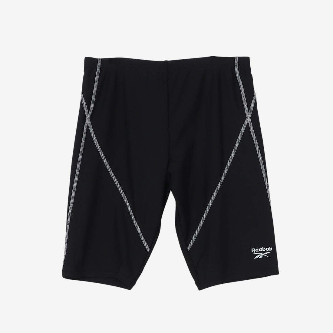 Reebok Swimwear スパッツ【返品不可商品】 （ブラック×ホワイト） ブラック×ホワイト