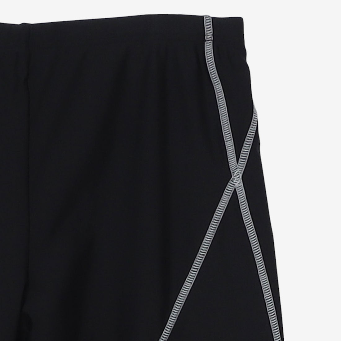 Reebok Swimwear スパッツ【返品不可商品】 （ブラック×ホワイト） ブラック×ホワイト