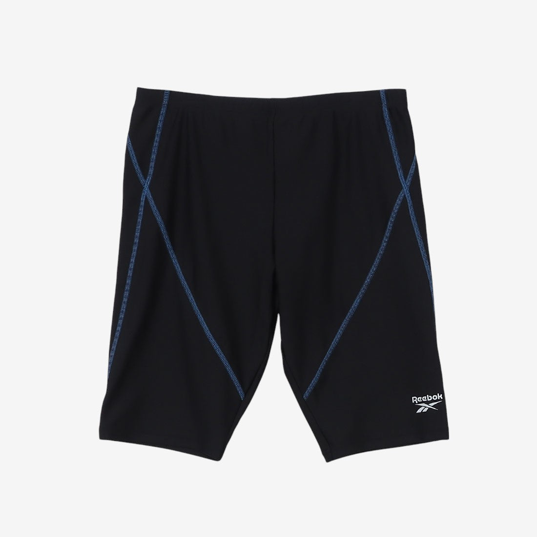 Reebok Swimwear スパッツ【返品不可商品】 （ブラック×ブルー） ブラック×ブルー