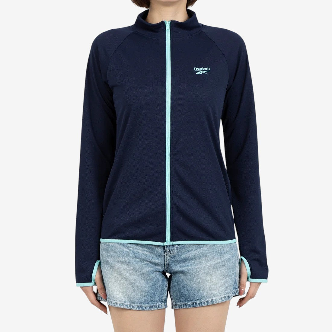 Reebok Swimwear  スタンドUVジャケット （ネイビー） ネイビー