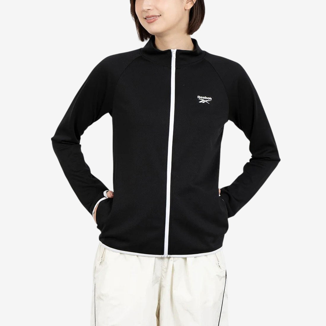 Reebok Swimwear  スタンドUVジャケット （ブラック） ブラック