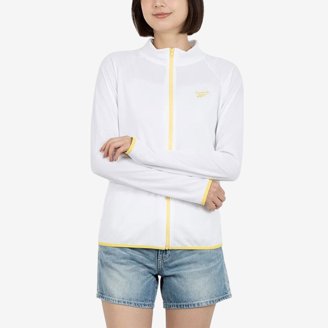 Reebok Swimwear  スタンドUVジャケット （ホワイト） ホワイト