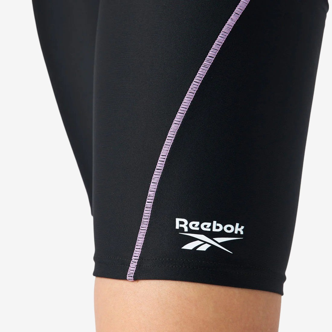 Reebok Swimwear お腹まわりふんわりセパレート【返品不可商品】 （ブラック×パープル） ブラック×パープル