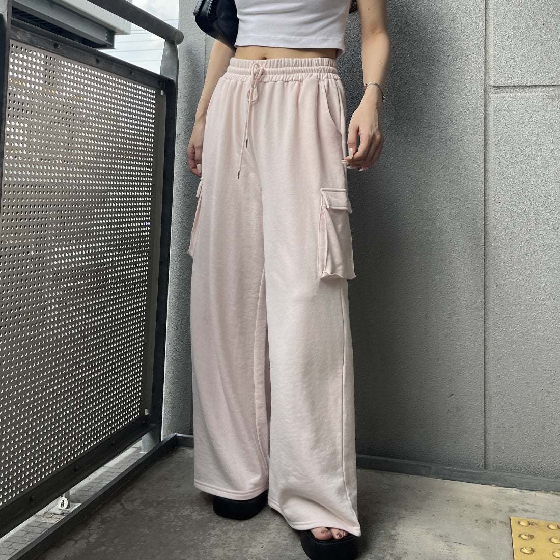 ジーラ GeeRA 《nelliy.》カーゴスウェットパンツ （ピンク） ピンク