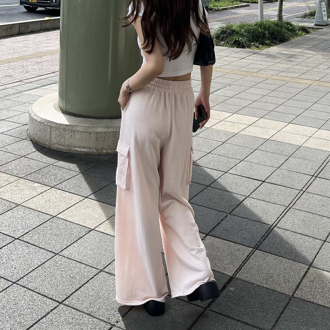 ジーラ GeeRA 《nelliy.》カーゴスウェットパンツ （ピンク） ピンク