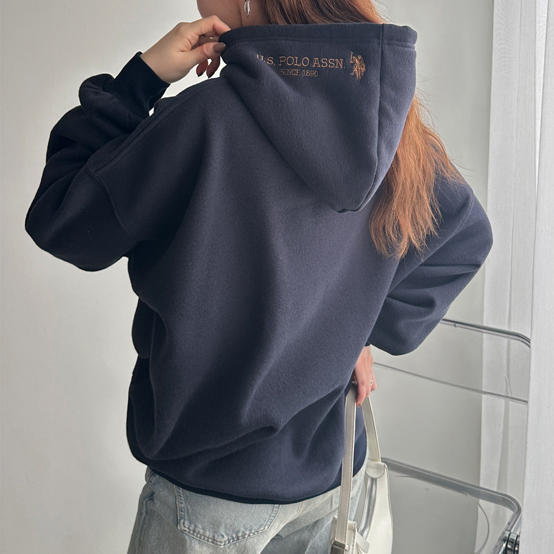 ジーラ GeeRA 【U．S． POLO ASSN．】フード （ネイビー） ネイビー