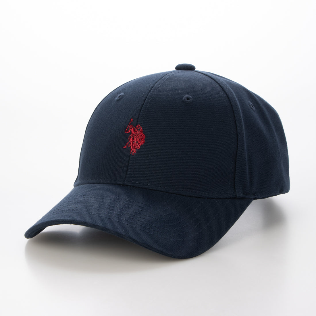 ジーラ GeeRA 【U.S. POLO ASSN.】綿100％深つばベースボールキャップ （ネイビー） ネイビー