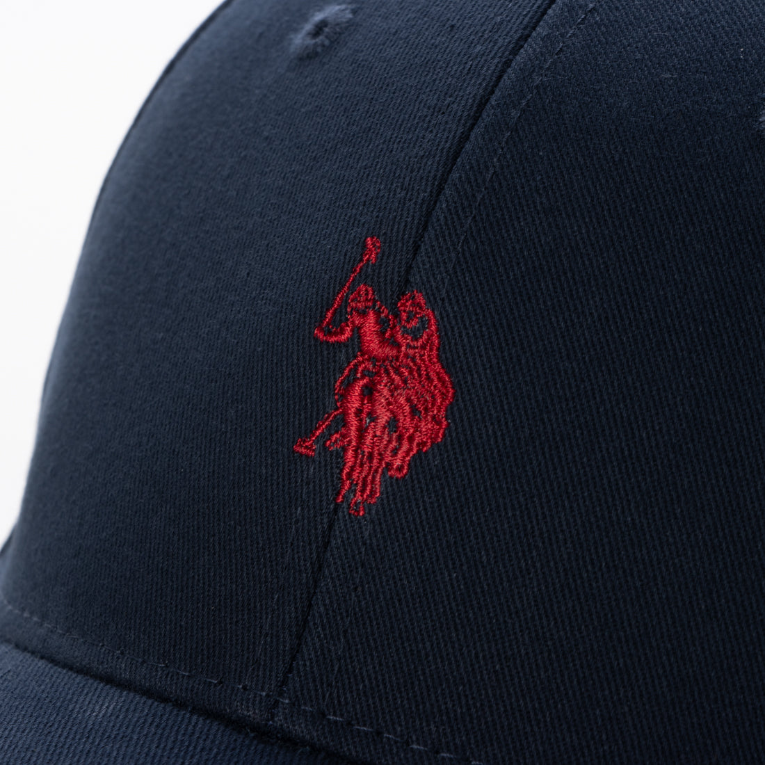 ジーラ GeeRA 【U.S. POLO ASSN.】綿100％深つばベースボールキャップ （ネイビー） ネイビー