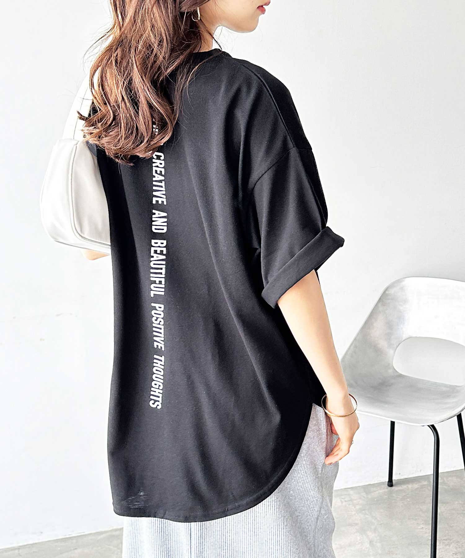 ジーラ GeeRA プリントチュニックTシャツ
