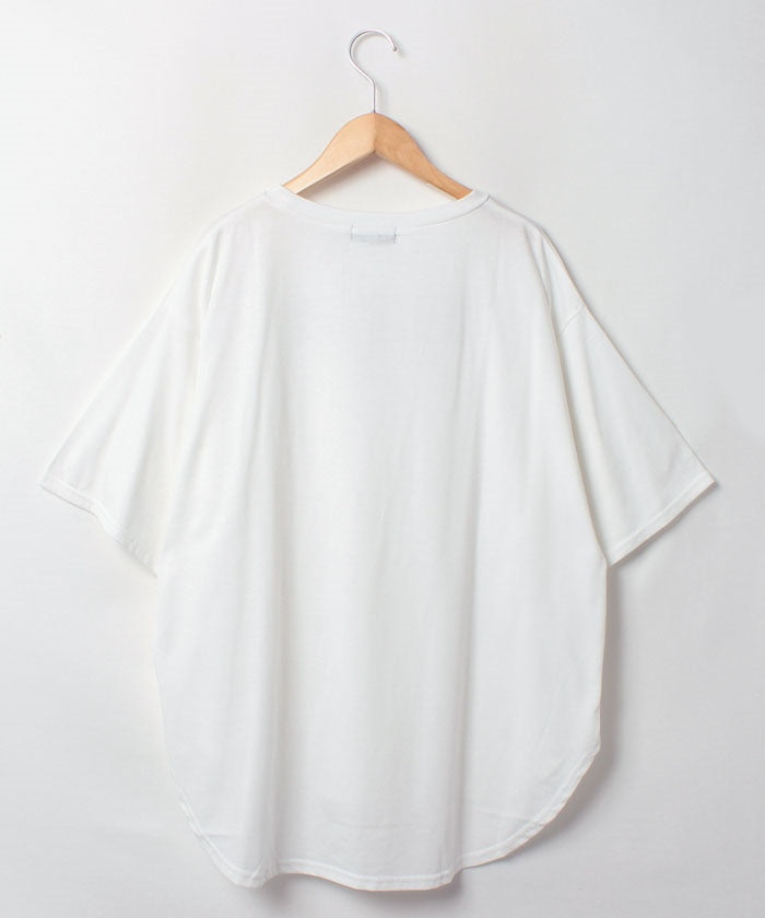 ジーラ GeeRA プリントチュニックTシャツ