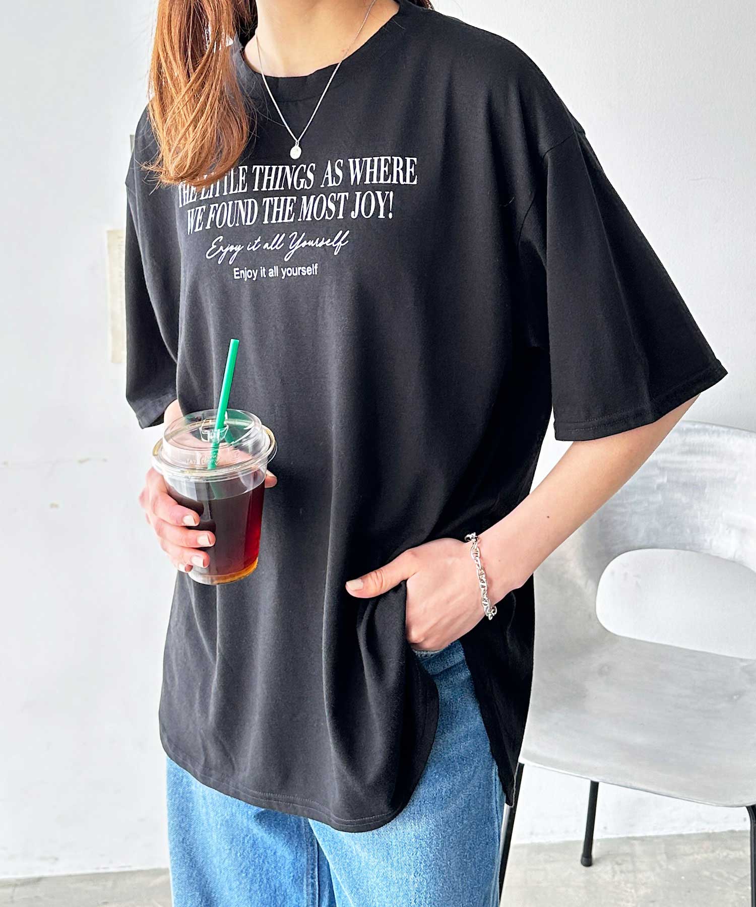 ジーラ GeeRA プリントチュニックTシャツ