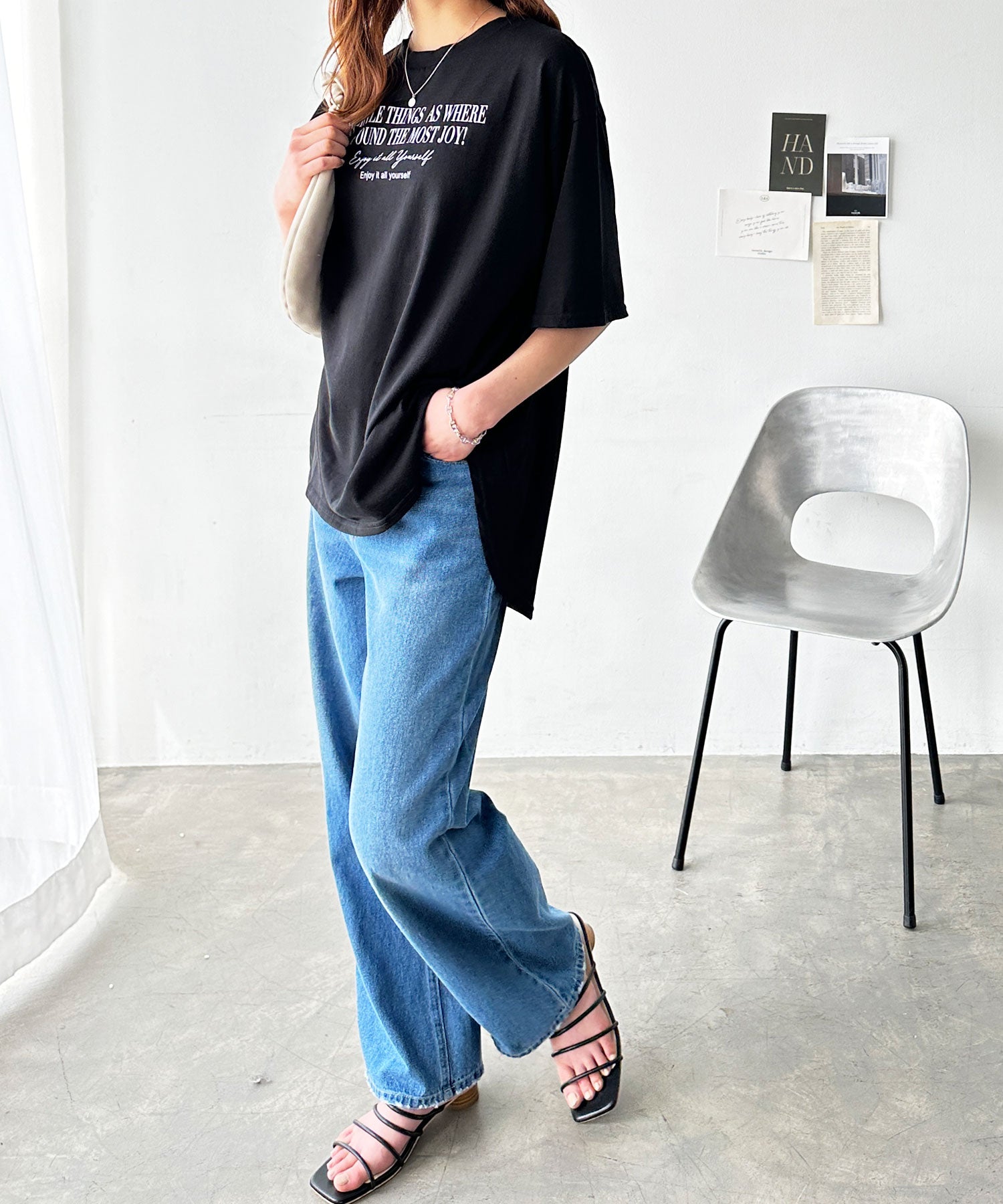 ジーラ GeeRA プリントチュニックTシャツ
