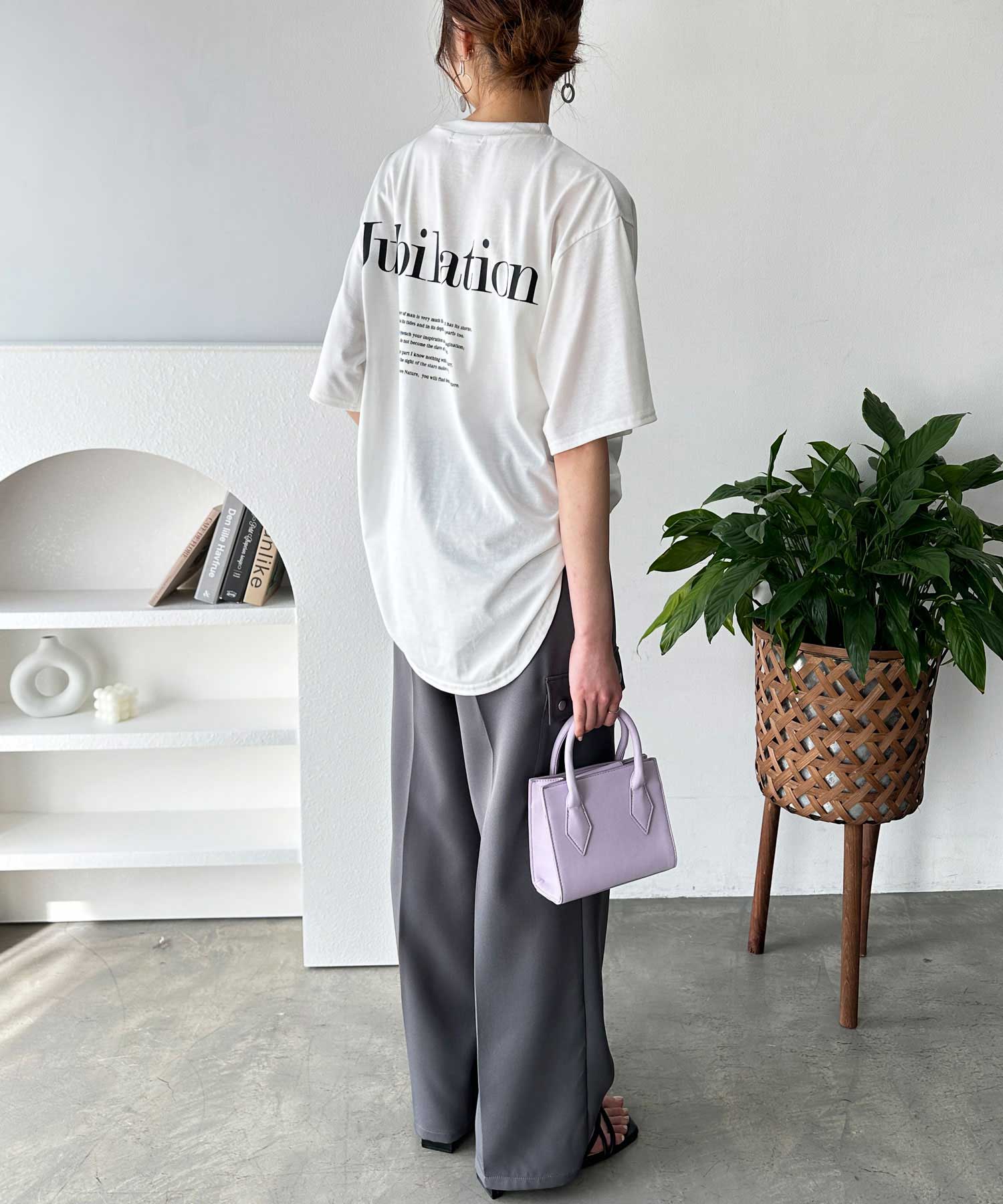 ジーラ GeeRA プリントチュニックTシャツ