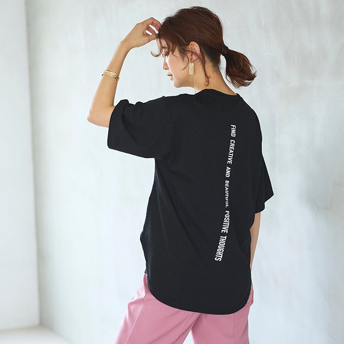 ジーラ GeeRA プリントチュニックTシャツ