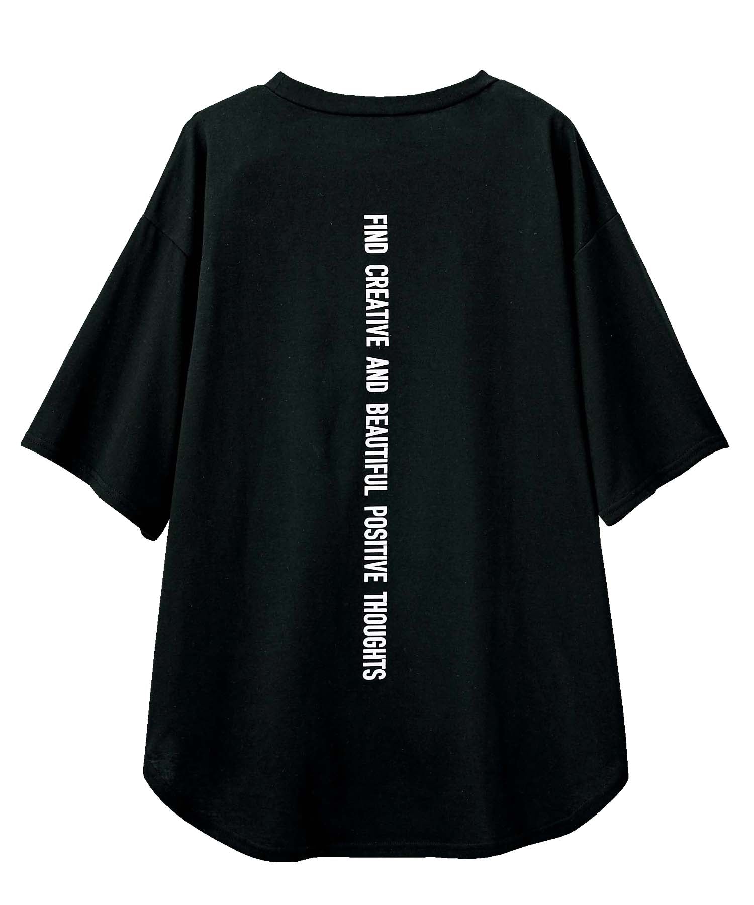 ジーラ GeeRA プリントチュニックTシャツ