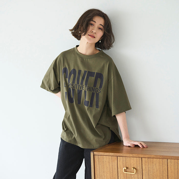 ジーラ GeeRA プリントチュニックTシャツ